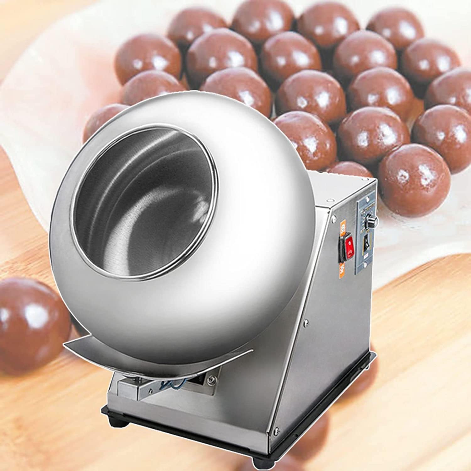 Amazon.co.jp: 小型商用ミニチョコレートパンニングマシン